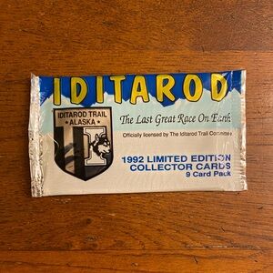 1992 Limited Edition Iditarod Race Alaska Trading Card Pack Sealed MotorArt USA